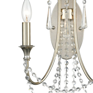 Arcina 11.25'' Two Light Wall Sconce, Antique Silver - Alternate Product Image 1.jpg