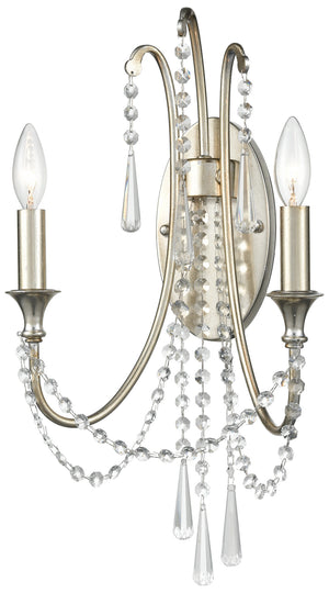 Arcina 11.25'' Two Light Wall Sconce, Antique Silver - Alternate Product Image 3.jpg