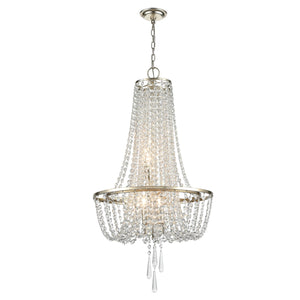 Arcina 18'' Four Light Chandelier, Antique Silver - Alternate Product Image 1.jpg