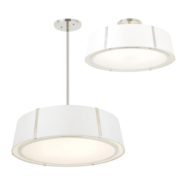 Fuller 24'' Six Light Semi Flush Mount, Polished Nickel - Alternate Product Image 1.jpg