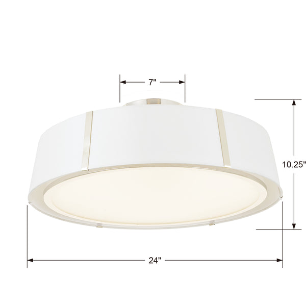 Fuller 24'' Six Light Semi Flush Mount, Polished Nickel - Alternate Product Image 3.jpg