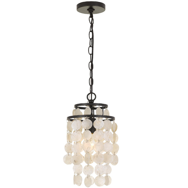 Brigitta 7'' One Light Mini Chandelier, Dark Bronze - Alternate Product Image 1.jpg