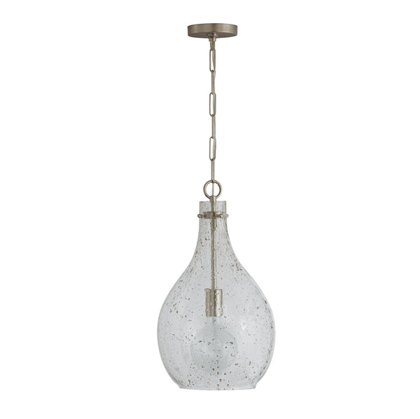 Norwood 12" One Light Pendant, Brushed Nickel
