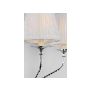 Knox 15" Two Light Sconce, Polished Nickel