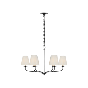 Knox 32" Six Light Chandelier, Bronze