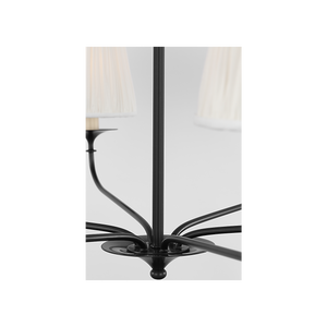 Knox 32" Six Light Chandelier, Bronze