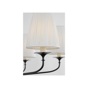 Knox 32" Six Light Chandelier, Bronze