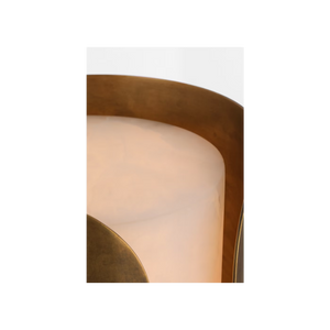Armise 14" Sconce, Mottled Brass