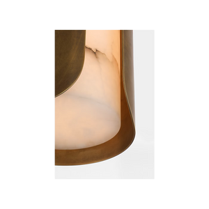 Armise 14" Sconce, Mottled Brass