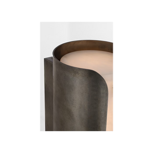 Armise 14" Sconce, Mottled Pewter