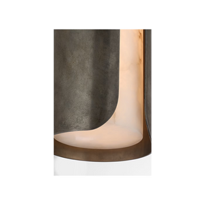 Armise 14" Sconce, Mottled Pewter
