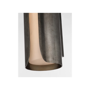 Armise 5" Sconce, Mottled Pewter