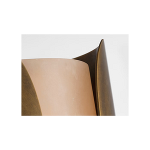 Armise 7" Sconce, Mottled Brass