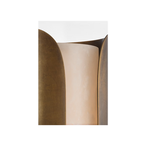 Armise 7" Sconce, Mottled Brass