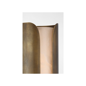 Armise 7" Sconce, Mottled Brass