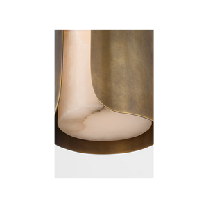 Armise 7" Sconce, Mottled Brass