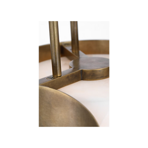 Armise 8" Pendant, Mottled Brass