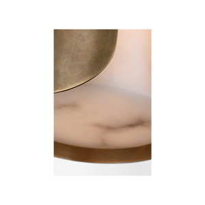Armise 8" Pendant, Mottled Brass