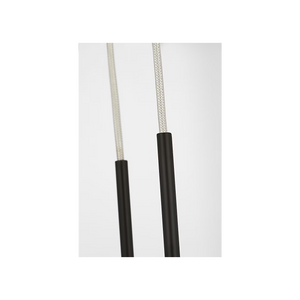Armise 8" Pendant, Matte Carbon
