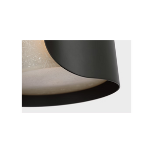 Armise 8" Pendant, Matte Carbon