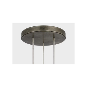 Armise 8" Pendant, Mottled Pewter
