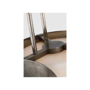 Armise 8" Pendant, Mottled Pewter