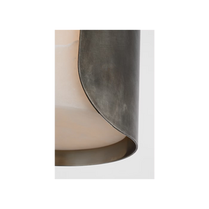 Armise 8" Pendant, Mottled Pewter