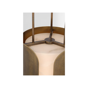 Armise 11" Pendant, Mottled Brass