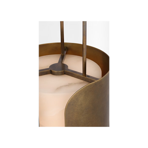 Armise 11" Pendant, Mottled Brass