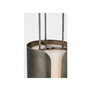 Armise 11" Pendant, Mottled Pewter
