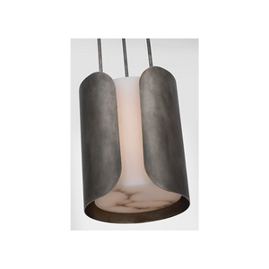 Armise 11" Pendant, Mottled Pewter