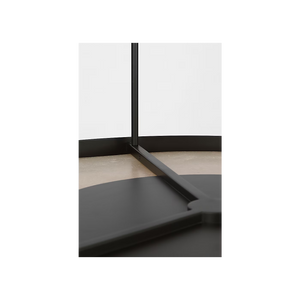 Armise 28" Drum Chandelier, Matte Carbon