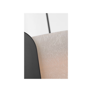 Armise 28" Drum Chandelier, Matte Carbon