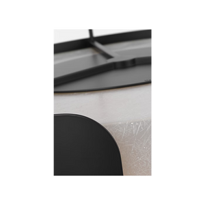 Armise 28" Drum Chandelier, Matte Carbon