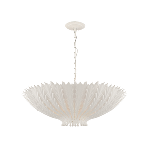 Hampton 25" Medium Chandelier, Plaster White