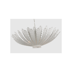 Hampton 40" Medium Chandelier, Plaster White