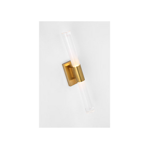 Brenta 3.5" LED Wall Sconce, Hand-Rubbed Antique Brass