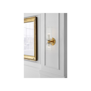 Asalea 6" LED Wall Sconce, Hand-Rubbed Antique Brass