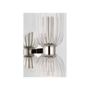 Asalea 6" LED Wall Sconce, Polished Nickel