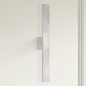 Azalea 36" LED Indoor/Outdoor Wall Light, Brushed Nickel