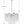 Adler 17.75'' Four Light Chandelier, Chrome Clear
