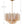 Adler 19.75'' Six Light Chandelier, Aged Brass Amber