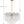 Adler 19.75'' Six Light Chandelier, Aged Brass Clear