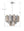 Adler 19.75'' Six Light Chandelier, Chrome Autumn