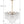 Adler 22'' Nine Light Chandelier, Aged Brass Clear