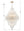 Adler 31.5'' 20 Light Chandelier, Aged Brass Clear