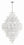 Adler 31.5'' 20 Light Chandelier, Chrome Clear