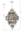 Adler 31.5'' 20 Light Chandelier, Chrome Smoke