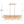Adler 51.75'' 14 Light Chandelier, Aged Brass Amber