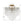 Adler 17.75'' Four Light Semi Flush Mount, Aged Brass Clear